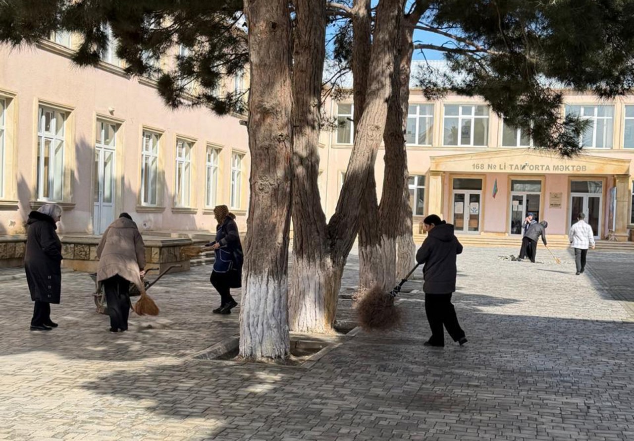 Pirallahı rayonunda iməcilik aksiyası keçirilib - FOTOLAR